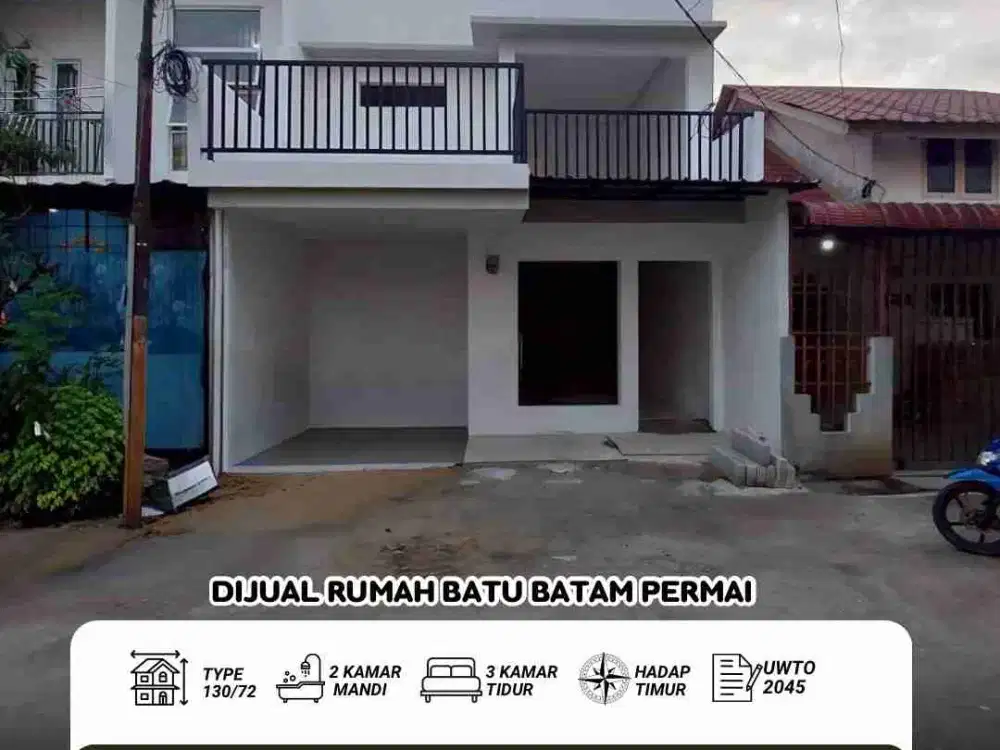 Dijual rumah Batu batam permai baloi full renovasi dan siap huni