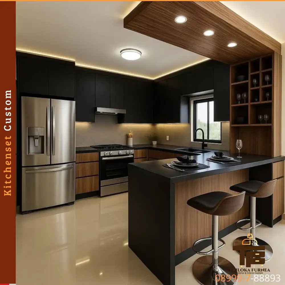 Jasa Kitchen Set Custom Terbaik | Triloka Furnea | Modern & Berkualita