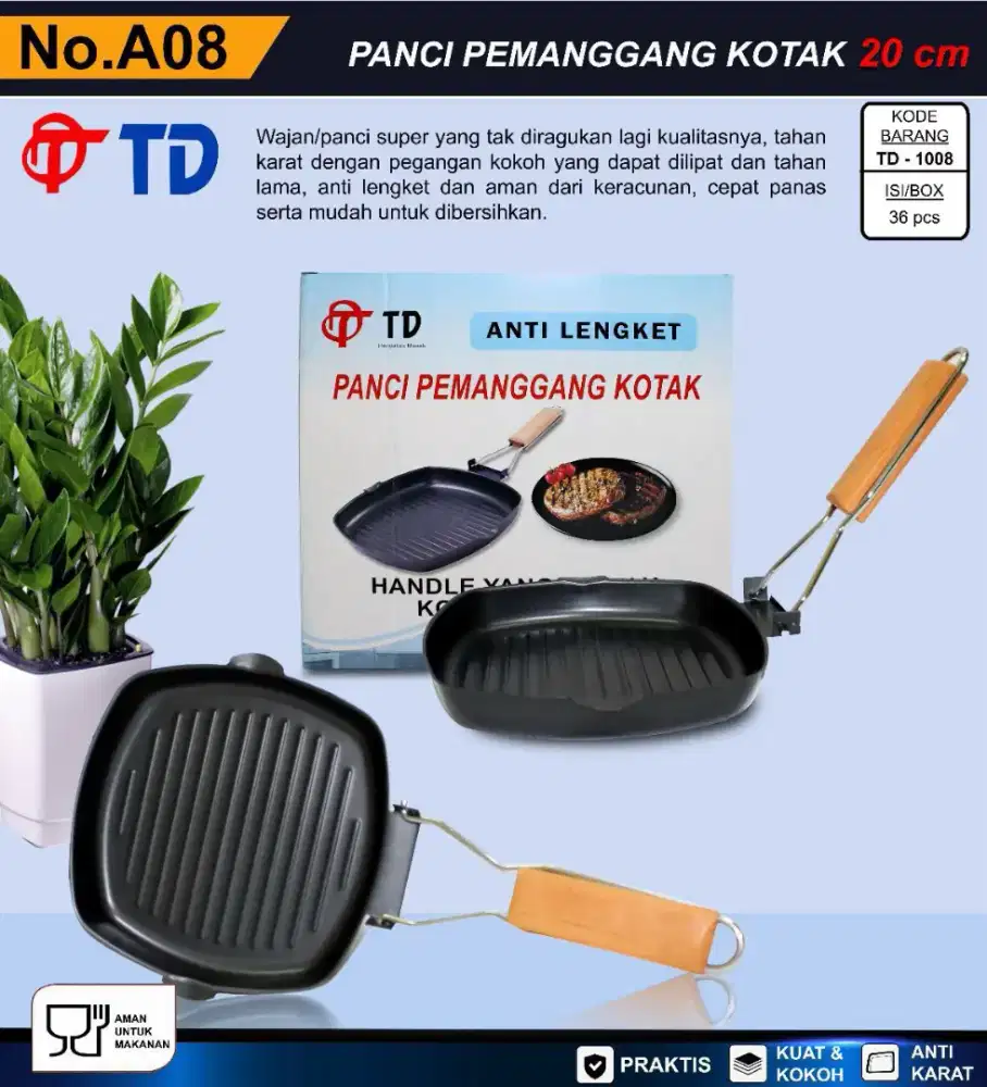 Panci Pemanggang Kotak