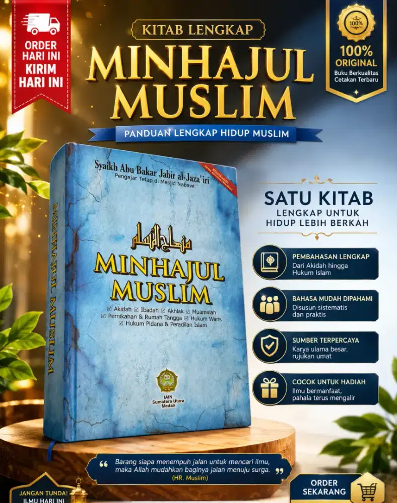 Terlaris! Buku Kitab Minhajul Muslim