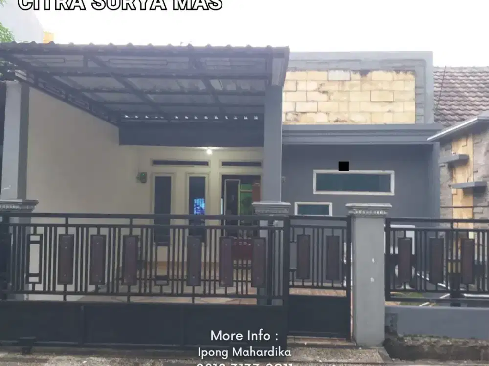 Rumah Siap Huni Full Furnish di Citra Surya Mas Buduran