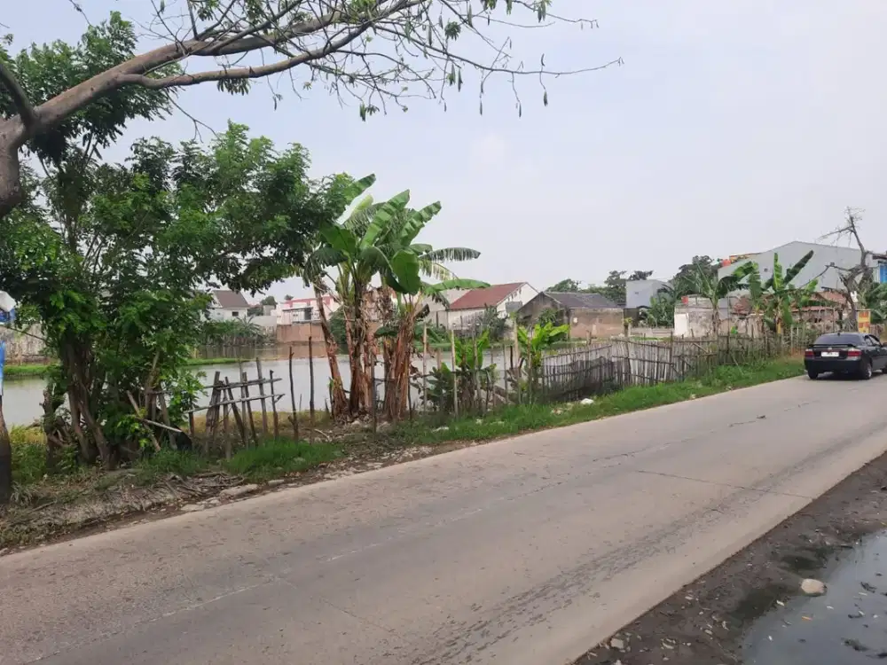 Tanah Strategis Pinggir Jalan Raya Tarumajaya Bekasi | 11.000 m² Cocok Gudang, Pabrik & Perumahan