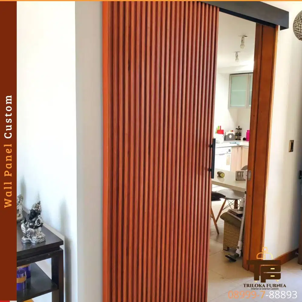 Wall Panel Custom Minimalis Modern | Triloka Furnea | Free Desain