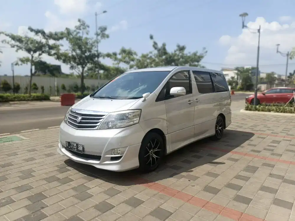 Alphard G 2.4 cvt 2007 silver