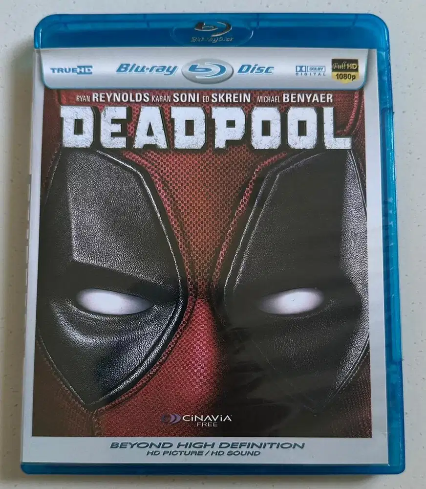 BD Blu-ray disc Deadpool lokal