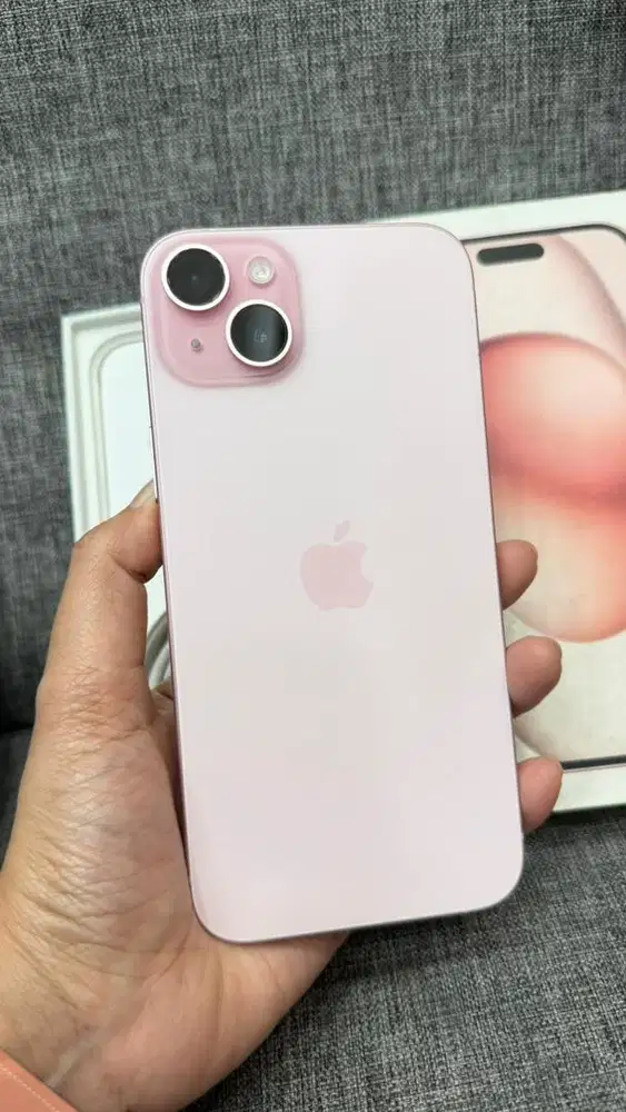 Iphone 15 plus 128 giga pink resmi