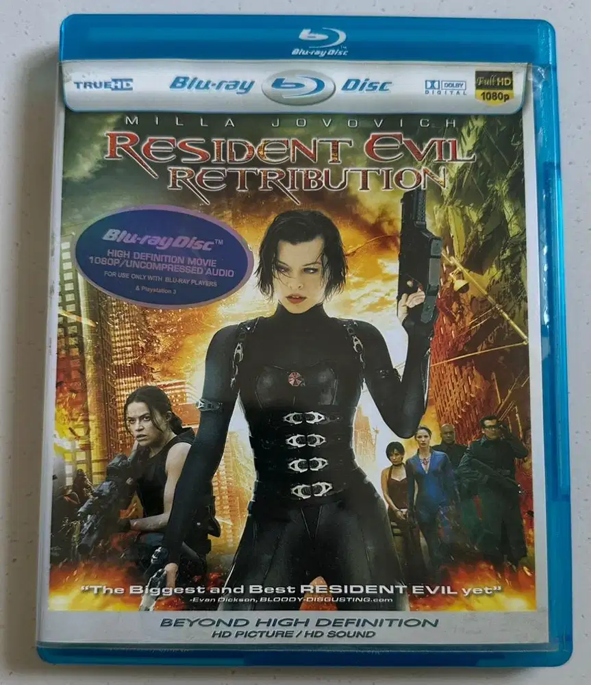 BD Blu-ray disc Resident Evil Retribution lokal