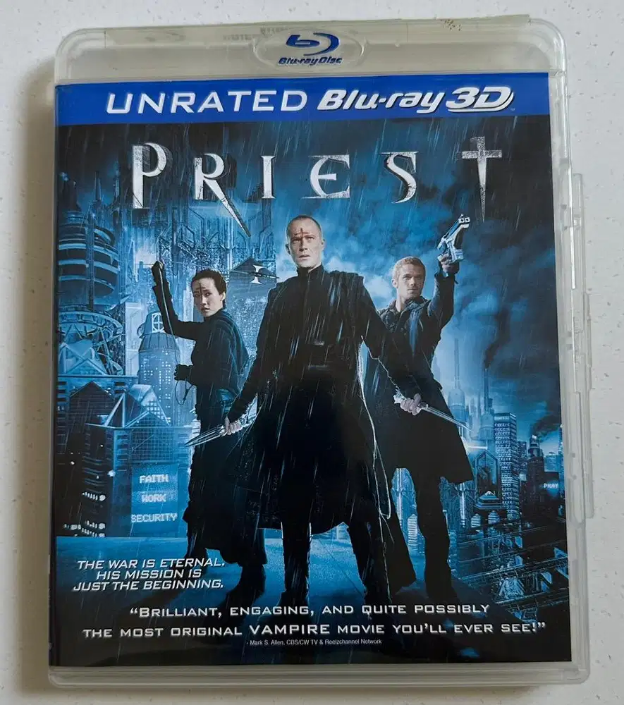 BD Blu-ray disc 3D Priest US