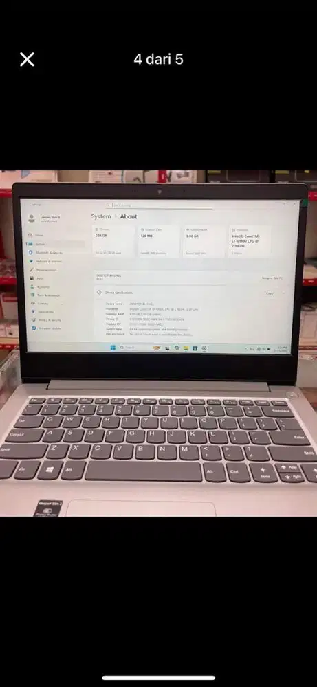 Lenovo ideaped slim3 ram 8