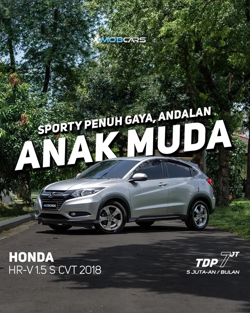 TERMURAH TDP 5 JUTA HRV S CVT METIC 2016 HONDA HRV MATIC AT