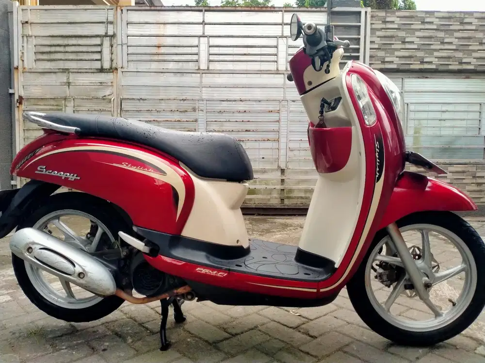 Honda Scoopy Fi lengkap motor sehat keterangan detail dibawah