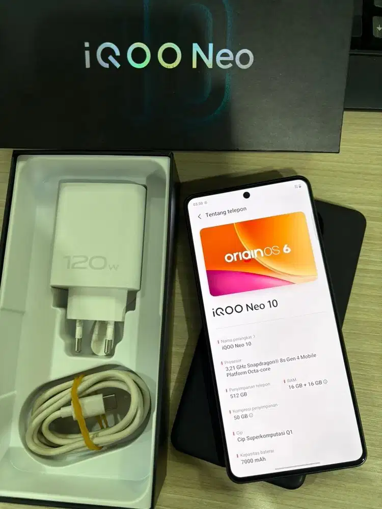 Iqoo Neo 10 5G 16/512Gb Original bisa Tt
