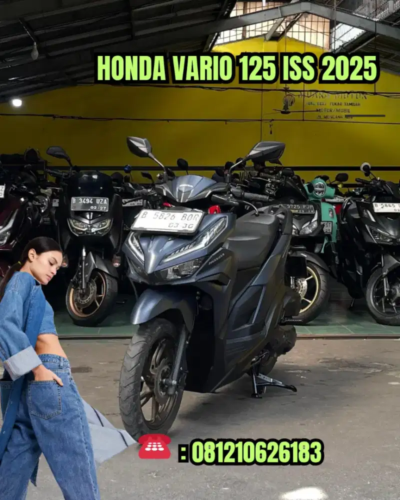 HONDA VARIO 125 ISS 2025 KM RENDAH