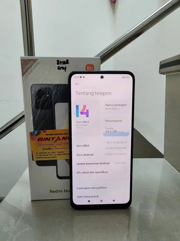 Xiaomi Redmi Note 12 Ram 8GB/Rom 128GB Black