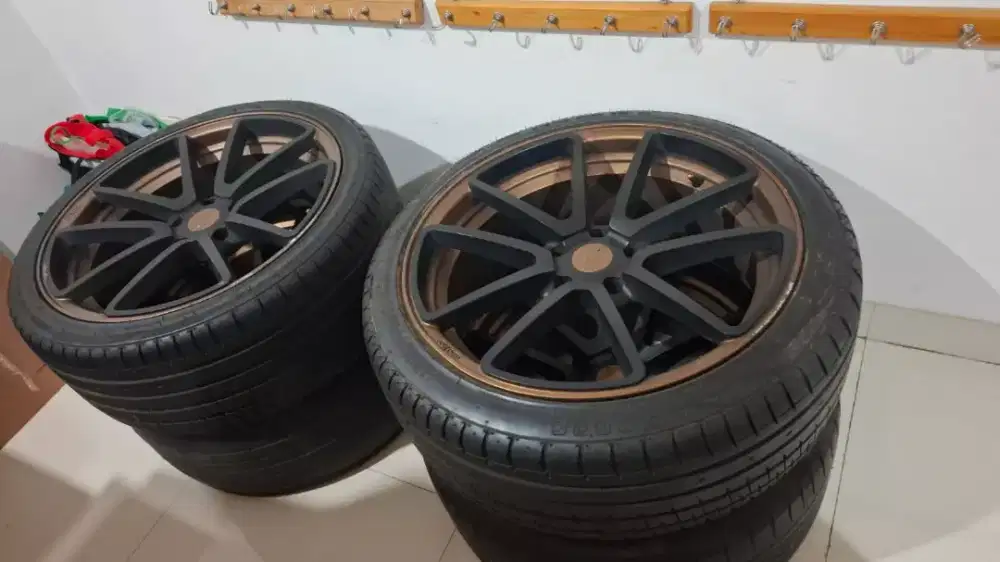1 set Velg Rotiform USA Original Ring 20 inch PCD BMW dan Ban Accelera