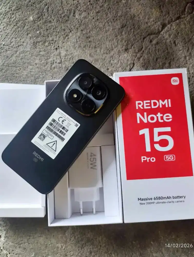 REDMI NOTE 15 PRO 5G 12+12/512GB like neww