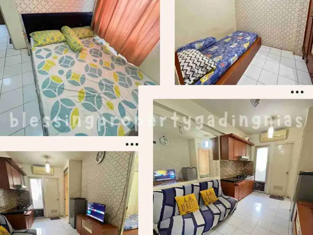 Tower Chrysant lt.18 
Type 2 Bedroom, Fully Furnished