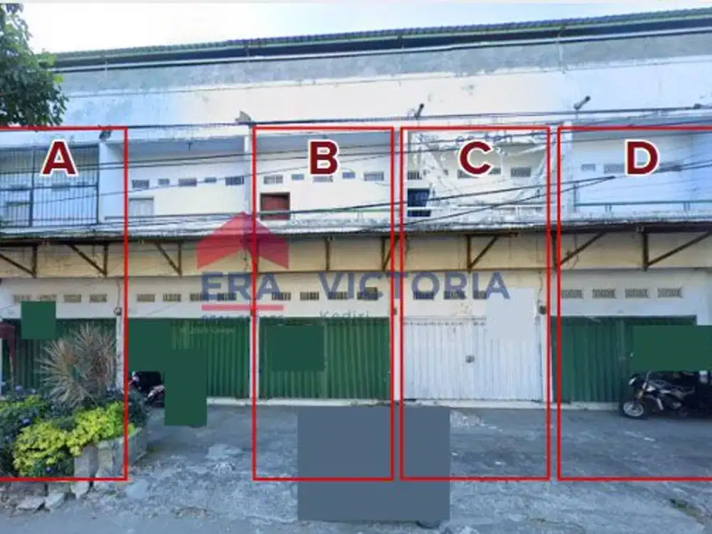 Ruko Unit A B C D Di Jalan Ramai Utama Semampir Kota Kediri Siap Pakai