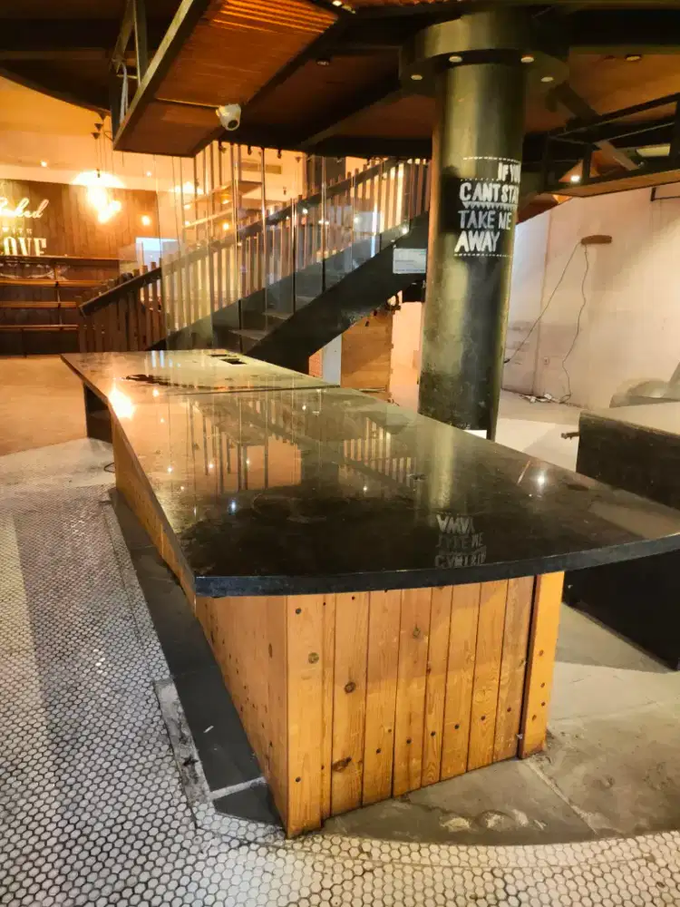 MEJA MESIN KOPI TOP TABLE GRANITE MARBLE