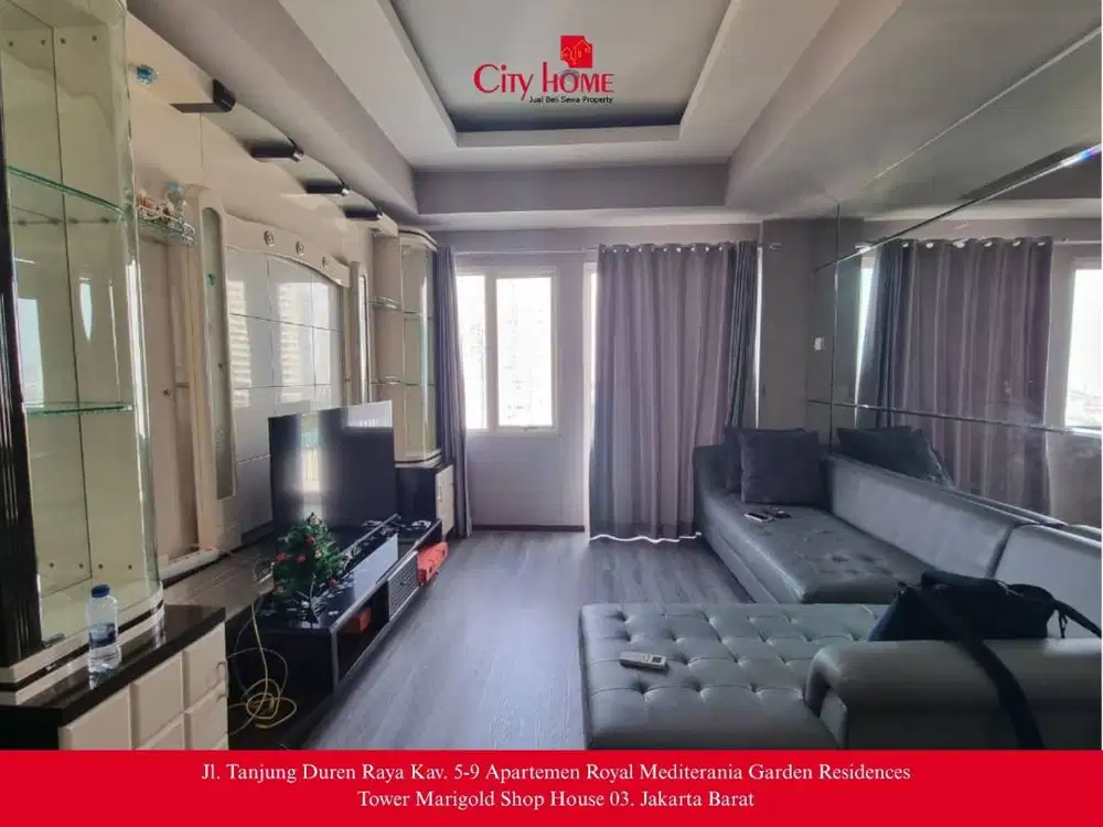 Disewakan Apartemen 2BR Royal Mediterania Garden Tanjung Duren