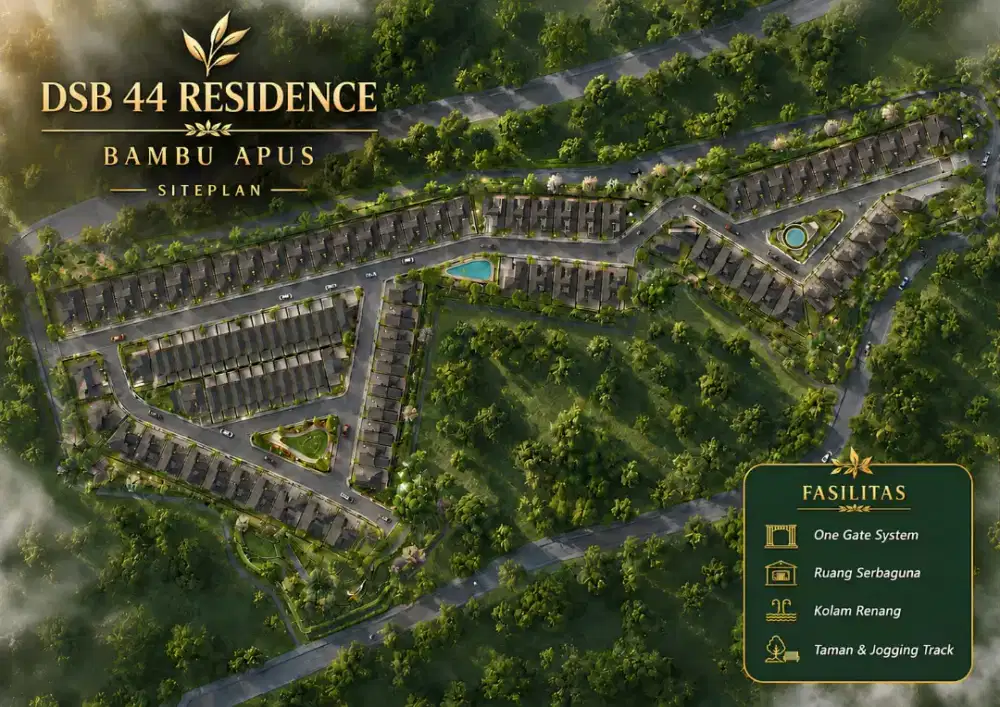 Rumah 2 Lantai SHM di Bambu Apus Jakarta Timur