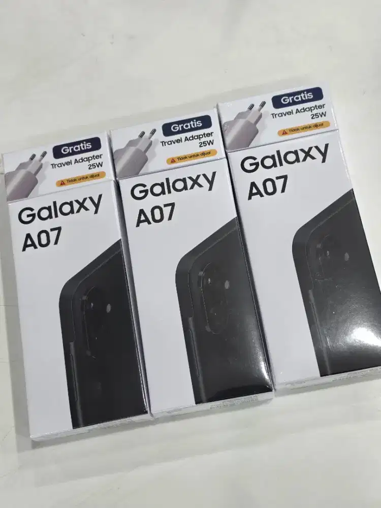 Samsung A07 4/64 new garansi resmi free adapter