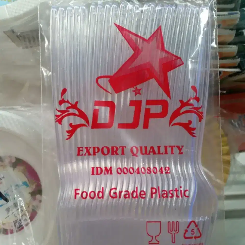 SENDOK TEH PLASTIK / SENDOK SUNDAE PLASTIK BENING TRANSPARANT