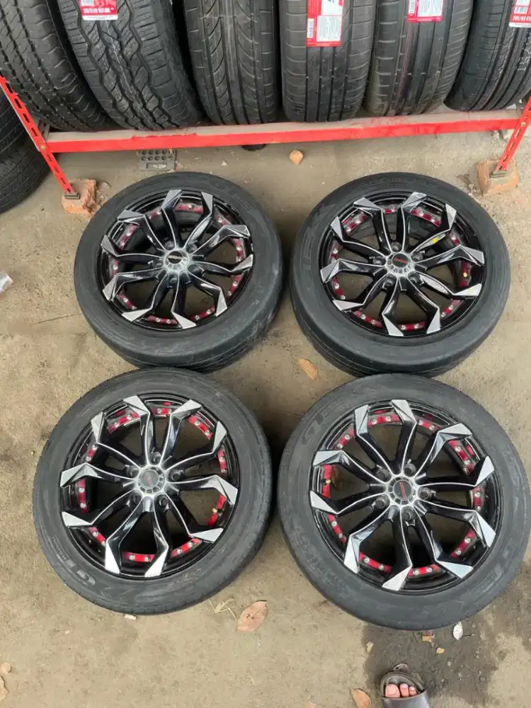 Velg ring 16 brave pcd 5x114,3 ban 195/55 R16 APV grandmax ertiga