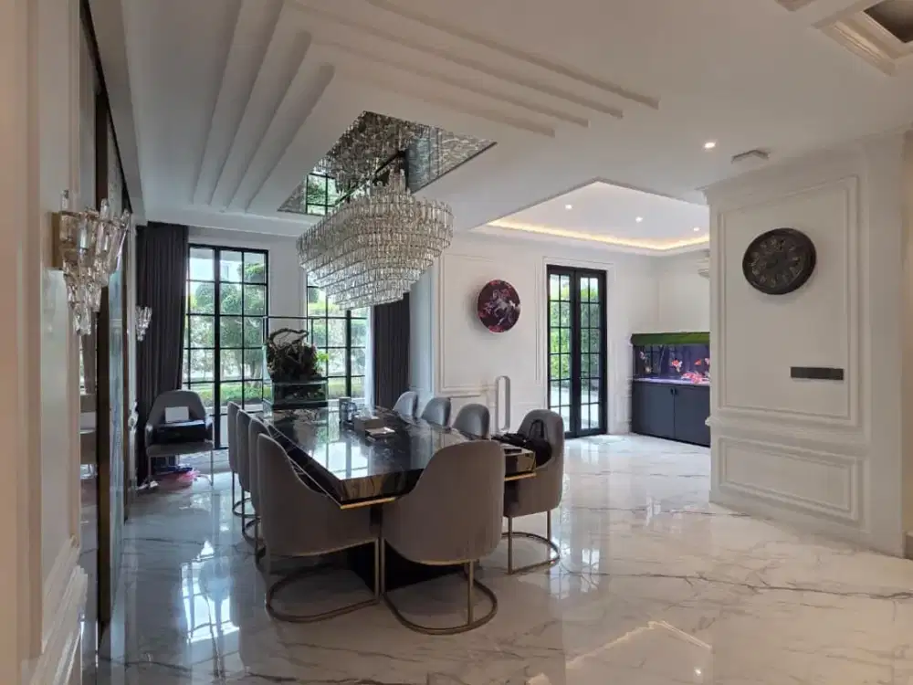 Rumah Mewah PIK, Layar Permai, Full Furnish, Lantai Marmer