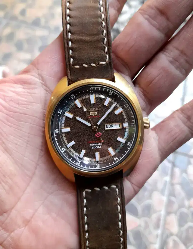 Seiko vintage bronze srpb74 kondisi normal mulus