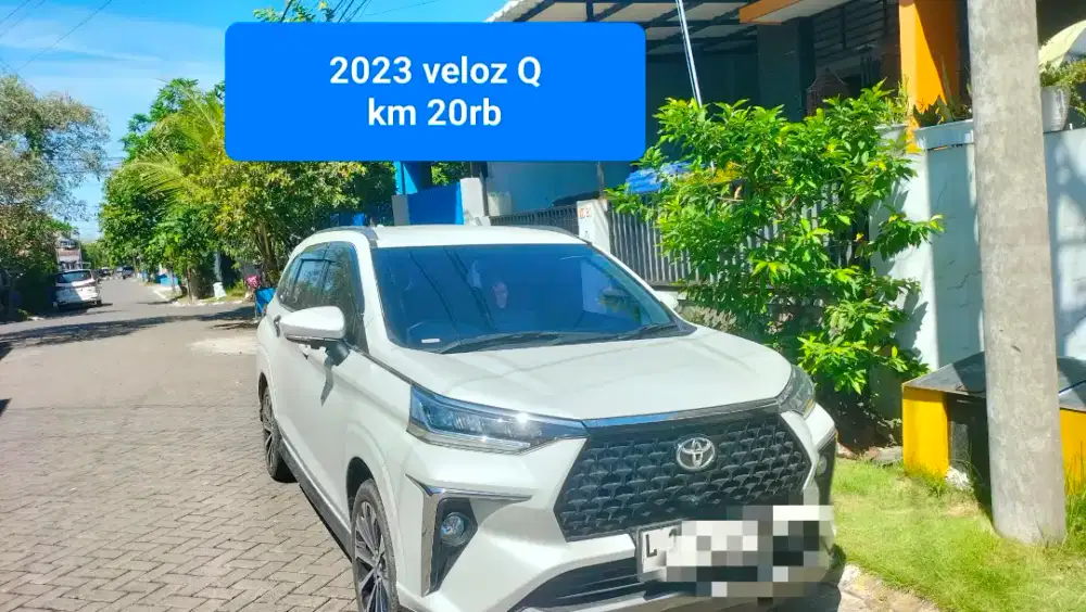 Veloz Q 2023,km20rb, nol spet. Tgn1. Nyacat kualat. Simpanan, buktiken