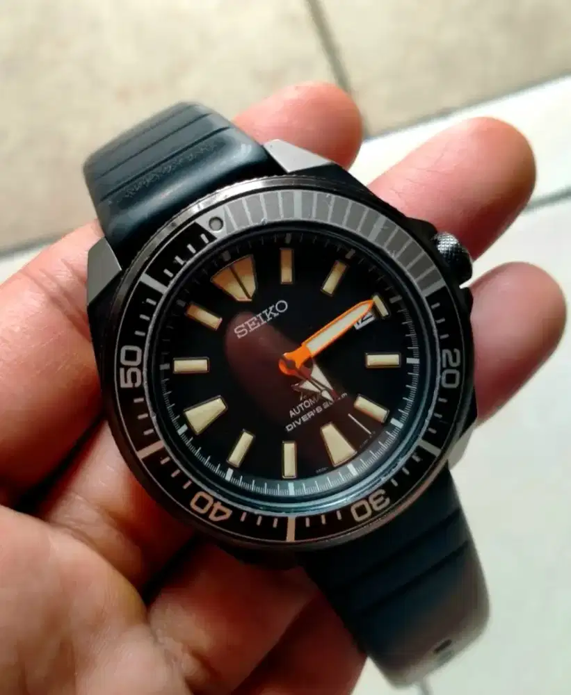 Seiko samurai black srph11k1 limited edition fullset