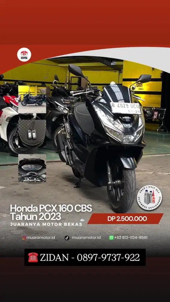 HONDA PCX 160 CBS 2023 SIAP PAKAI !!!