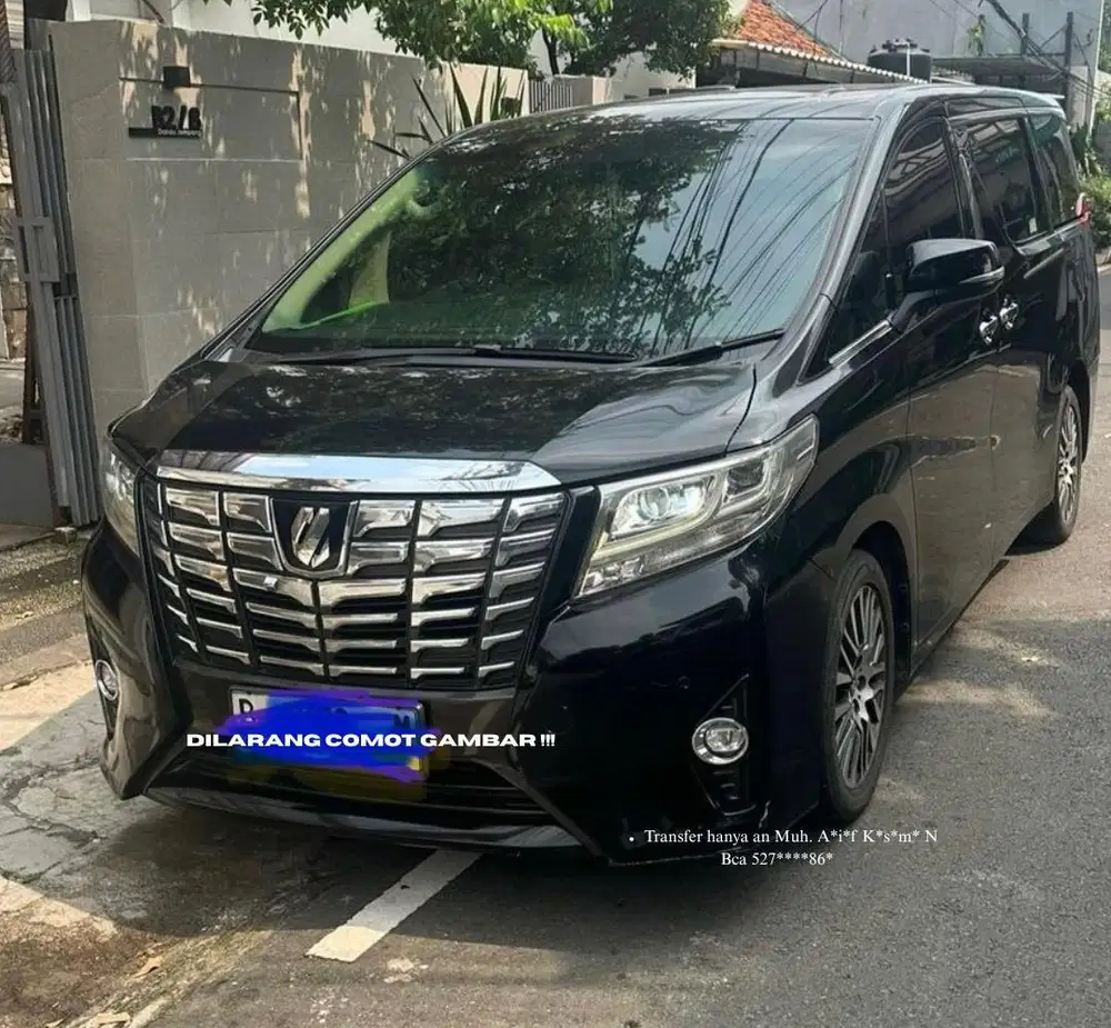 Di Jual Alphard 2017 2.5 G A/T