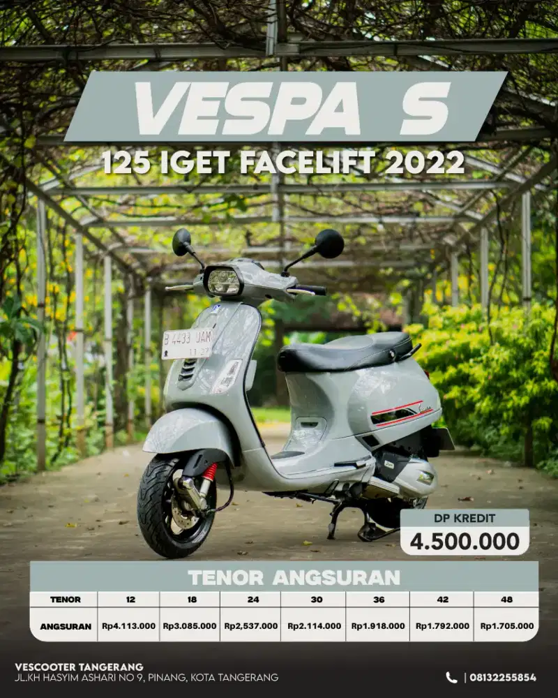 Vespa s 125 iget facelift 2022