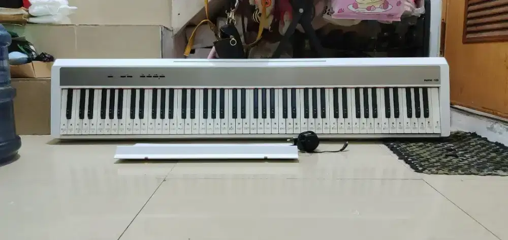 Piano Digital NUX NPK-10 Putih Bagus Mulus, bisa tt gan