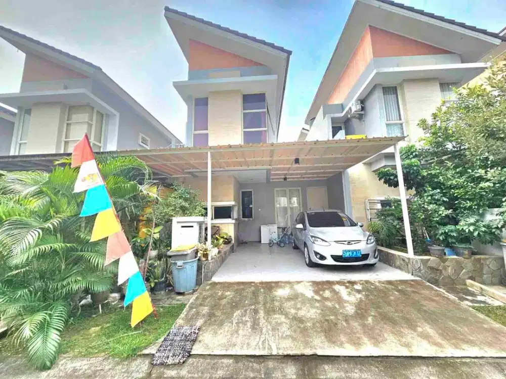 Dijual rumah murah cluster 2 lantai bagus  siap huni di Harapan Indah