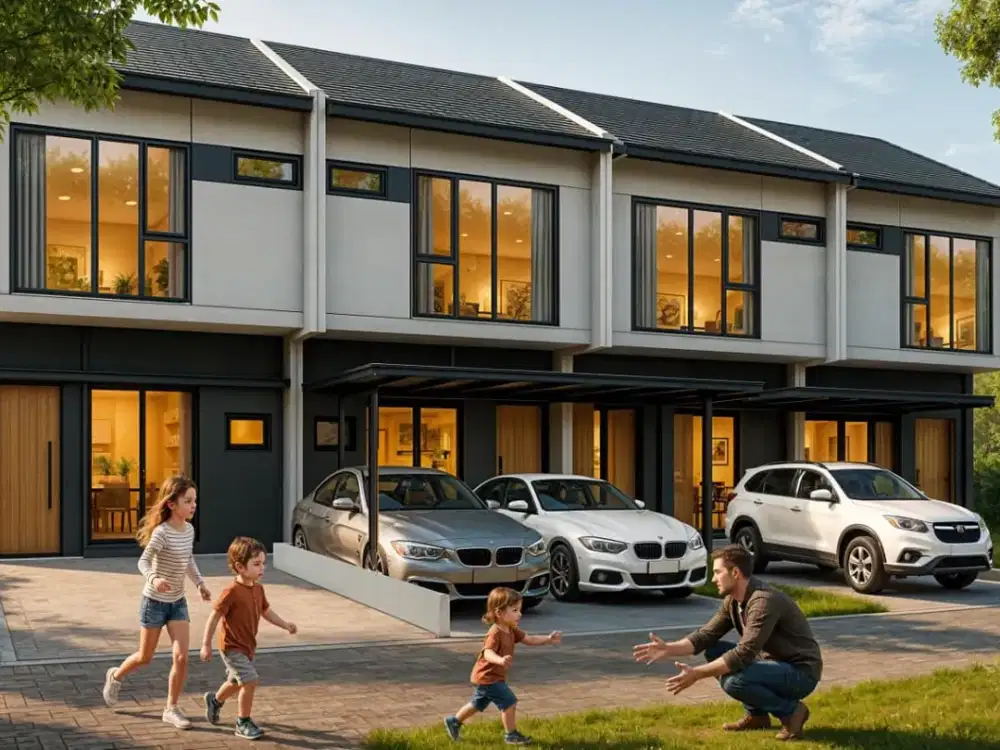 Dijual rumah cluster baru 2 lantai 900 jtan di jakarta garden city