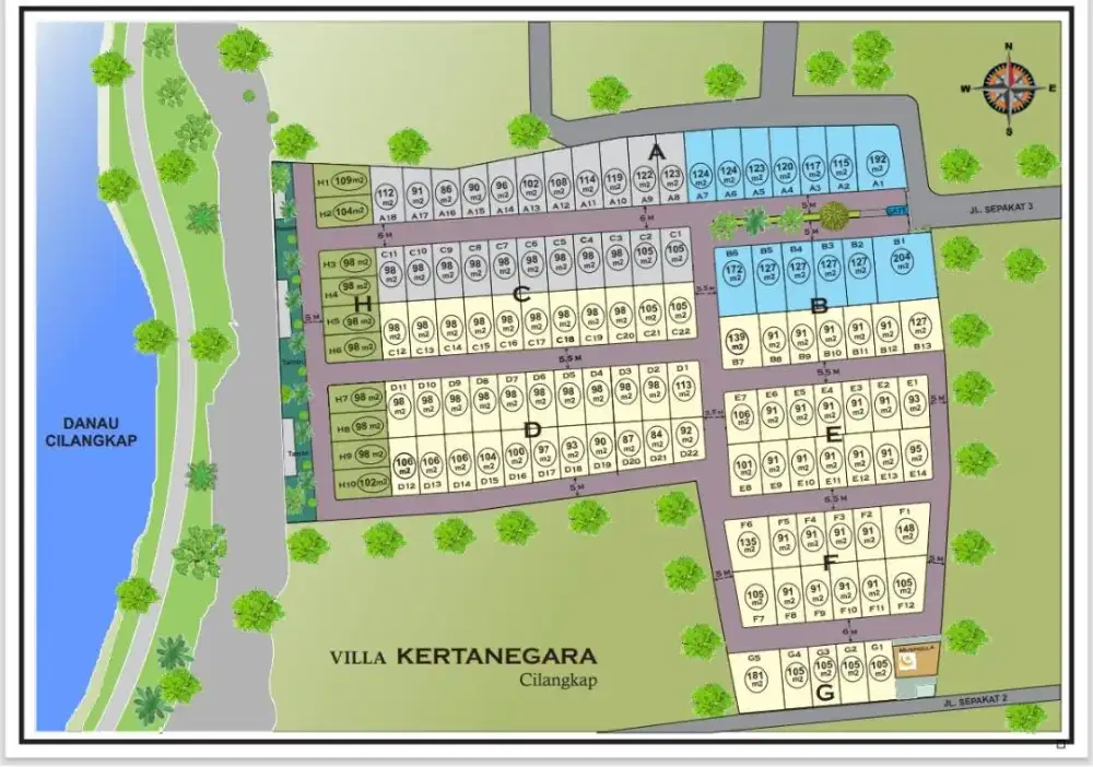 Jual kavling siap bangun