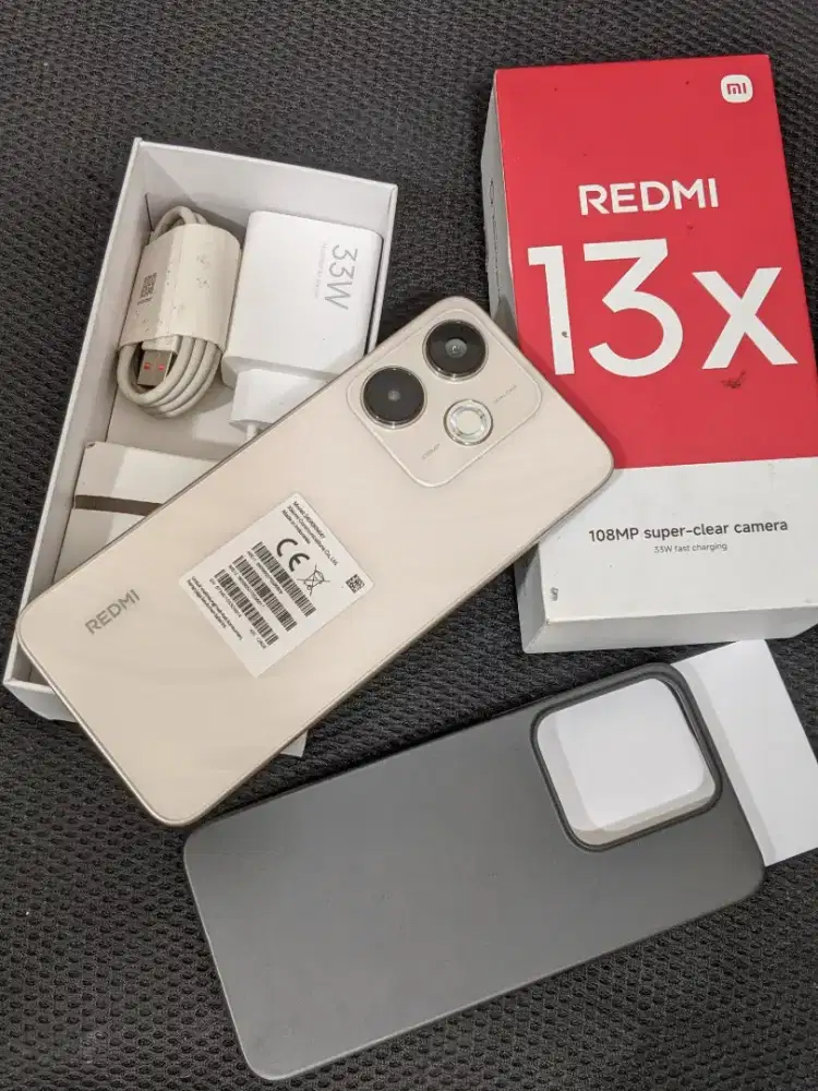 Redmi 13x Ram 8GB/128GB cas 33w Garansi Aktif Lengkap Bisa tt