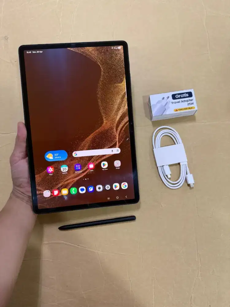 Samsung Galaxy Tab S8 Plus 5G 12/256GB Mulus Bekas Pakai
