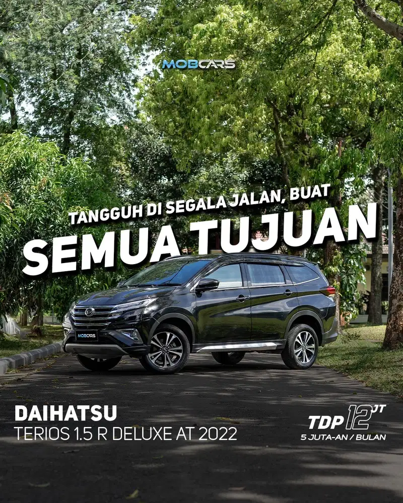 TERMURAH TDP 12 JUTA TERIOS R DELUXE AT 2022 DAIHATSU TERIOS R METIC