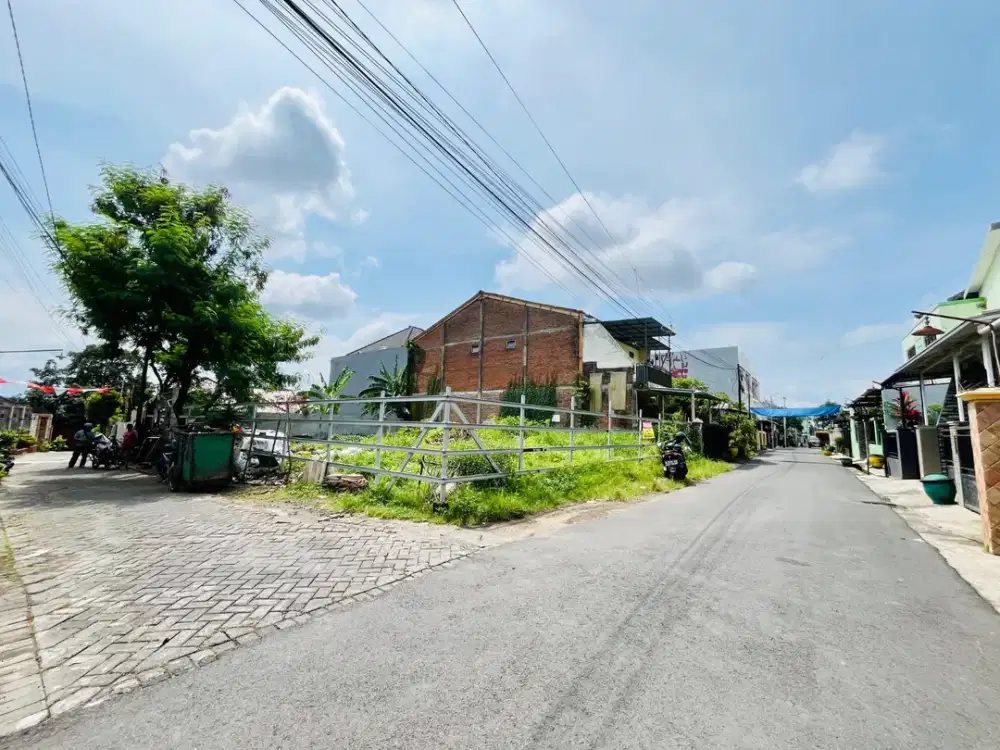 Tanah Kost Pojok Hooq Jalan Bunga Bunga Suhat Lebar 15m