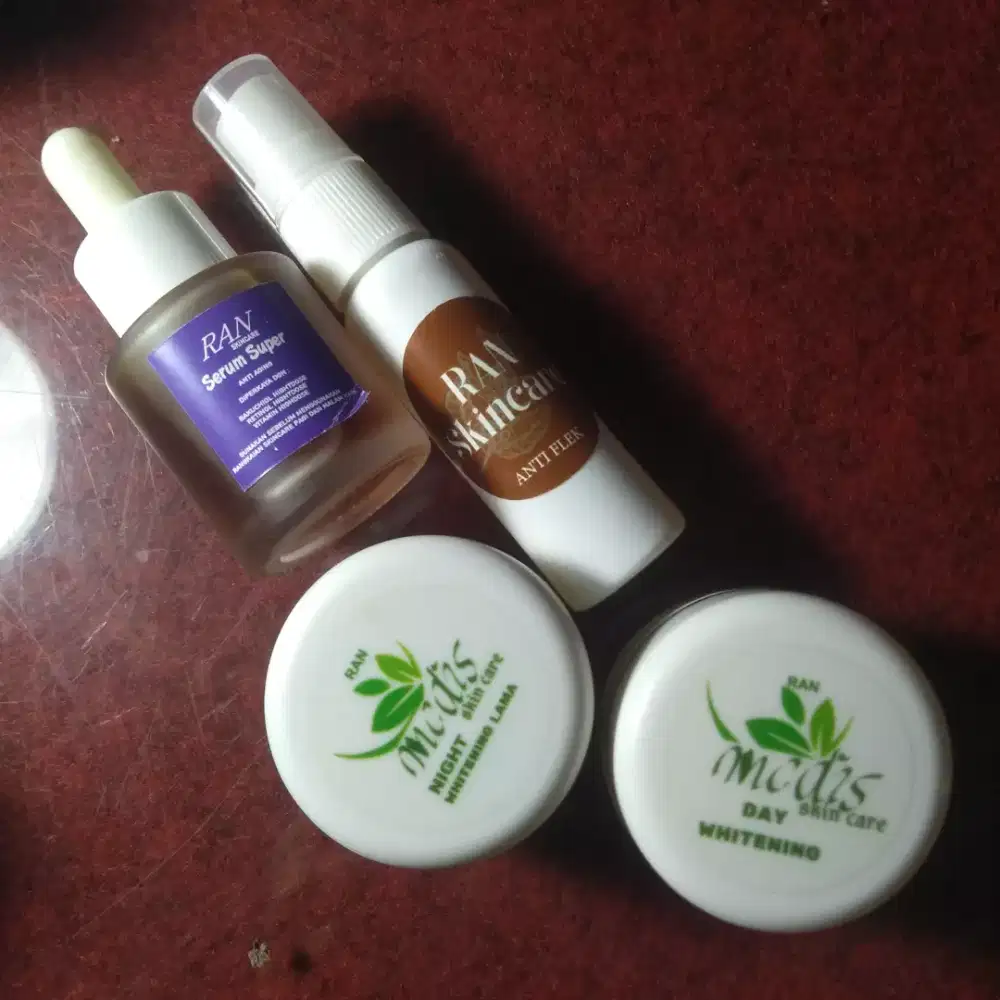 RAN Skincare Serum Anti Flek Krim Siang Malam