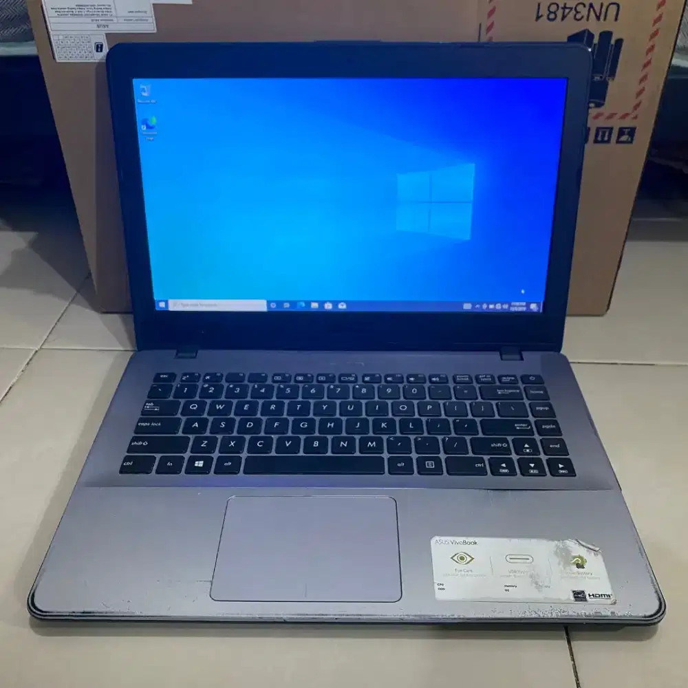 Dijual Cepat Laptop Asus A442U i5-7200U Ram 4GB HDD 120GB Nvidia 930MX
