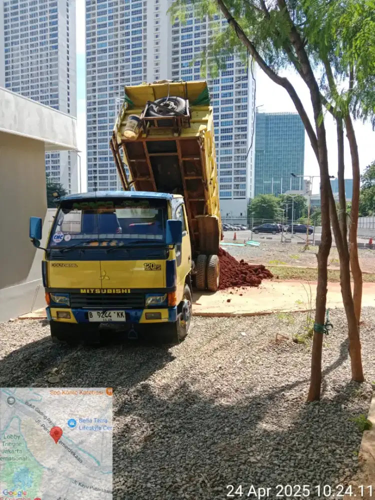Jasa angkut puing dan pengurugan