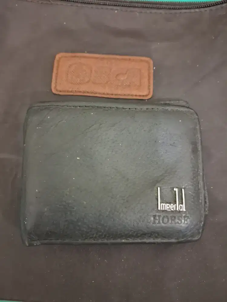 Dompet kulit branded 
Imperia horse warna hitam 
Limited edition 
Bara