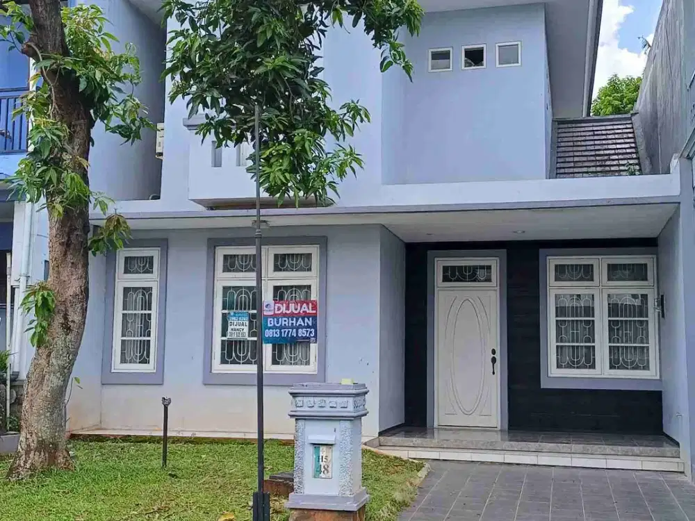 DIJUAL RUMAH 2 lantai di kota wisata cibubur dalam cluster depan