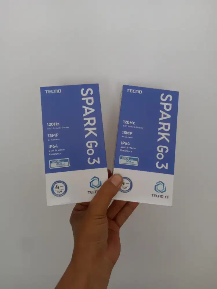 Fast respon WA Tecno Spark GO3 4+4/64 Garansi resmi SEIN 1thn