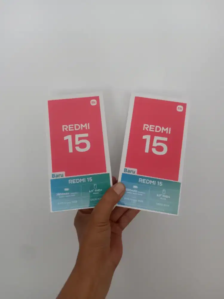 Fast respon WA Xiaomi Redmi 15 NFC 8+8/128 Garansi resmi 15bln